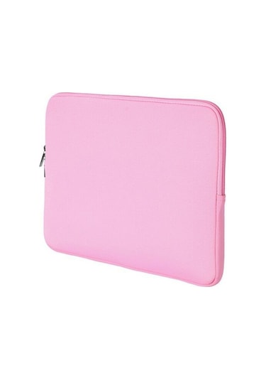 Arabulalaca Apple Uyumlu MacBook Air 13'' 2020 M1 İşlemcili A2337 Kılıf Koruma Çantası Kese Pembe