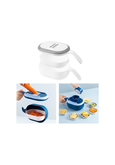 Suntek Sebze Parçalayıcı Doğrayıcı Patates Domates Beyaz Beyaz Diğer