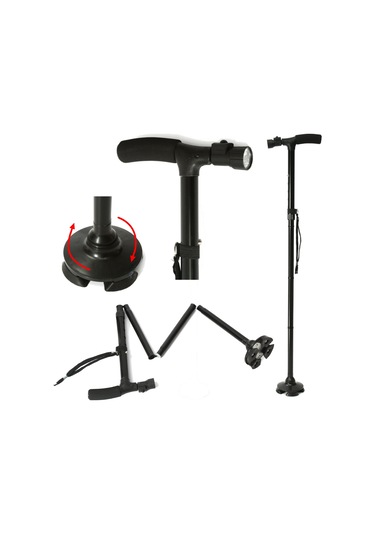 Led Işıklı Baston Bs 3 Çok Renkli