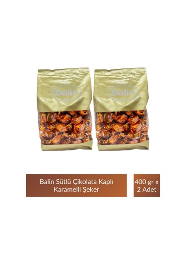 Balin Karamel Sütlü Şeker 400 Gr X 2 Adet