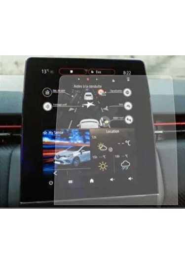 Renault Clio 5 R Link 9.3 İnç Navigasyon Ve Multimedya Uyumlu Nano Ekran Koruyucu