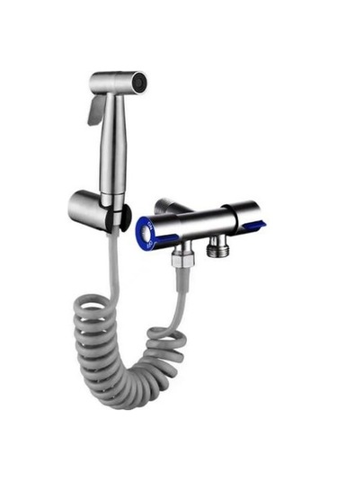 Dinosaurs 2 M. Paslanmaz Çelik Tuvalet Musluk Seti - Gümüş05 Altın