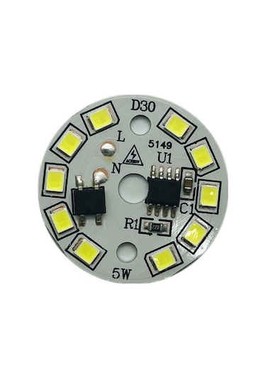Jms Soğuk Beyaz Pcb Kurulu Aydınlatma Lambası Ic Sürücüsü 3w 5w 7w 9w 12w Ampul Çip Lamba Ampul Işık Boncuk Led Çip 5w