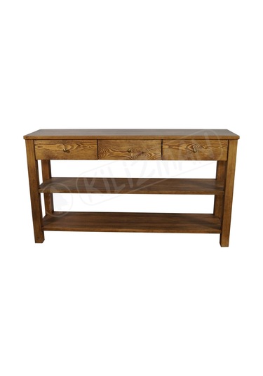 Ortoklaz Masif Ahşap Üç Çekmeceli Dresuar Ahşap