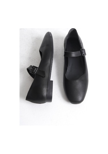 Garantili D552 Günlük Ortopedik Kadın Babet Ayakkabı Siyah