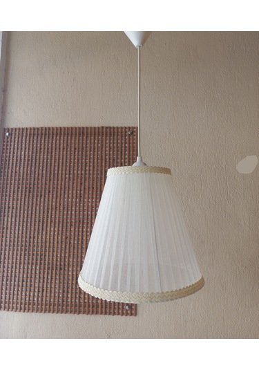 N-59 Krem Organze Yatak Odası Çocuk Ve Bebek Odası Avize Pembe Krem