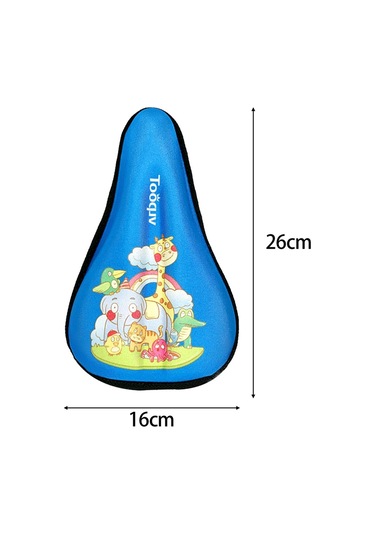 Suntek Çocuk Bisikleti Koltuk Minderi Örtüsü Küçük Mavi-m Mavi