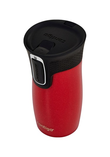 Contigo Westloop Mini Vakumlu Termos Matara Tek El Bas İç 300ml 2203554 Kırmızı