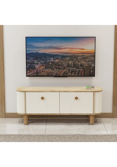 Garaj Home Bohem Tv Sehpası - Meşe Aytaşı Çok Renkli