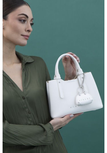 Sisley Kadın El Çantası Sly 150 Std / Beyaz Beyaz