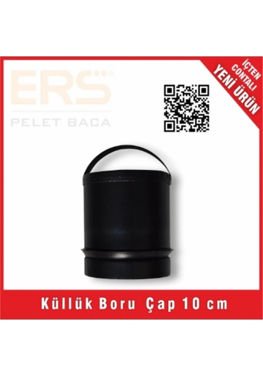 Ers Baca Pelet Soba Küllük - Pelet Baca 10 Cm 100 Mm