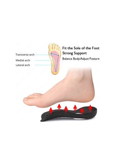 Xo-bacaklar Plantar Pro Astarı Ortopedik Düz Ayak Topuk Ağrısı Kemer Desteği M Eu 35-39