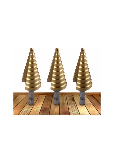 Sointeresting 4-22mm Hss 4241 Altıgen Titanyum Konik Matkap Ucu Sac Metal İçin Delik Kesici