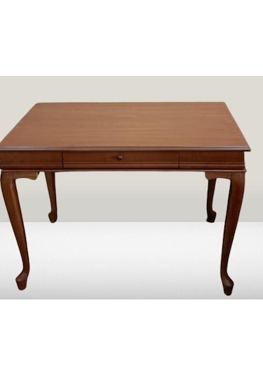 Çalışma Masa-berjer 90395 St Sandalye Kelebek Klasik Ceviz Keten Kumaş Aslan Ayak