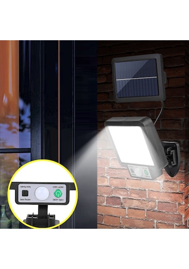 Jx-F56 Solar Güneş Enerjili Duvar Sokak Lambası Armatürü Sensörlü