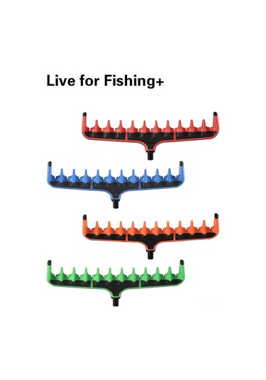 Ranyeek Kırmızı Abs-tpr Malzeme Olta Çubuğu Tutucu Başlığı - 19.7x6cm Boyut