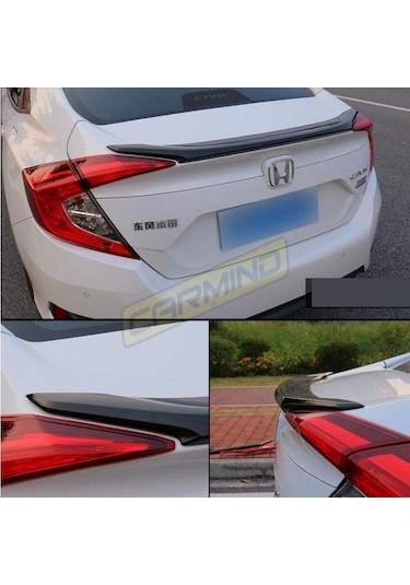 Honda Civic Fc5 Bagaj Üstü Oem Anatomik Spoiler Piano Black