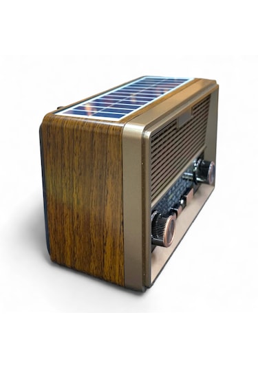 Royaltrend RT-567 Mini Solar Güneş Panelli Nostalji Radyo