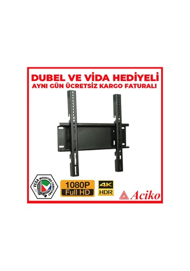 Toshiba 109 Ekran 43" Sabit Tv Askı Aparatı