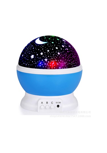 Led Otomatik Dönen Yıldızlı Gökyüzü Küçük Gece Lambası Usb Yıldız Projeksiyon Masa Lambası Gece Lambası Mor Yıldızlı Gökyüzü