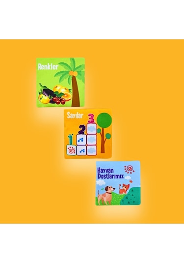 Bez Kitap Seti Bebeğimin İlk Kitapçık Seti Hışırtılı Kitap Seti