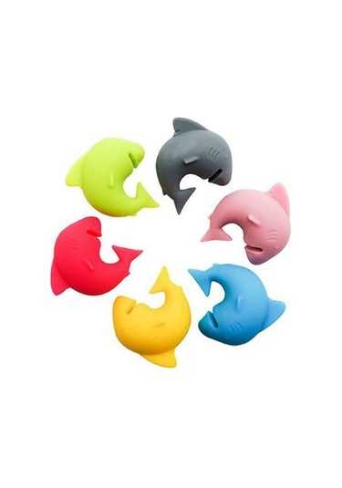 Silikon Köpek Baliği Kupa Belirteci Diğer