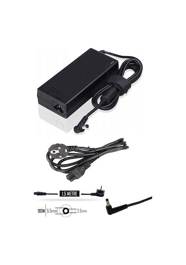Notebook Adaptör 90w - Asus K555l Muadili İle Uyumlu