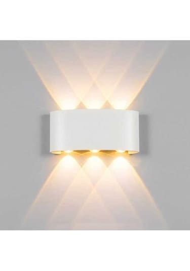 Tongxida Ip65 Su Geçirmez 6 Adet Başlık Led Duvar Ve Merdiven Işığı, Sıcak Ve Ilık Beyaz Renk Seçenekleri Ilık Beyaz