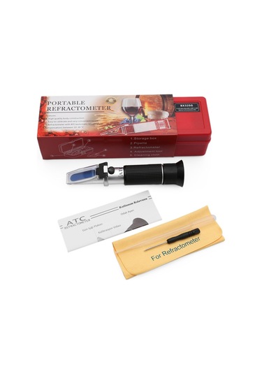 Bira Refraktometresi 0-32 °Bx Yoğunluk 1.000-1.120 Sg