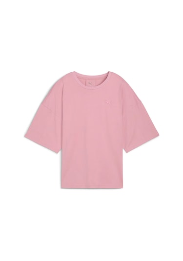 Puma Her Oversized Kadın Pembe Günlük Stil T-shirt 68814865