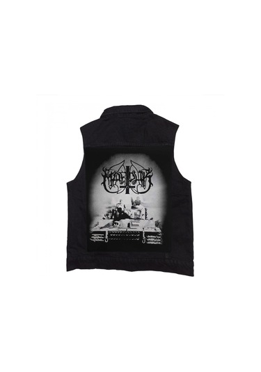 Marduk Panzer Division Siyah Kot Yelek Siyah