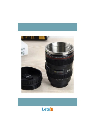 Şık Çelik Objektif Termos Kupa Bardak Çok Renkli