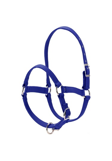 Aubyhe Mavi L Beden At Bağı, 6mm Kalınlastırılmış Dokuma Askı, Ayarlanabilir Ve Dayanıklı, Nikel Kaplı Demir + Pp + Çinko Alaşımlı