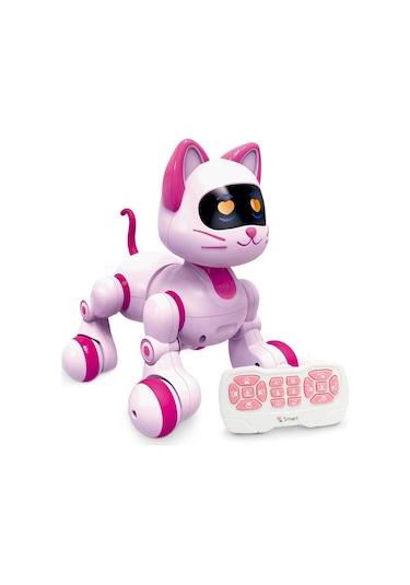 Akıllı Robot Kedi - Uzaktan Kumandalı, Dokunmatik, Programlanabilir, Dans Eden Eğitici Oyuncak Çok Renkli