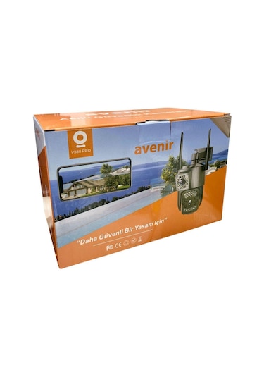 Avenir Av-m07w 2 Kameralı 4mp Wifi Gece Görüşlü İnsan Algılama Onvif Kamera