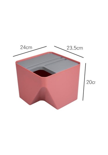 Pazly--10lcreatıve Istiflenebilir Masaüstü Sıralama Çöp Kutuları, Mutfak Hanehalkı Kuru Ve Islak Plastik Kağıt Sepetler