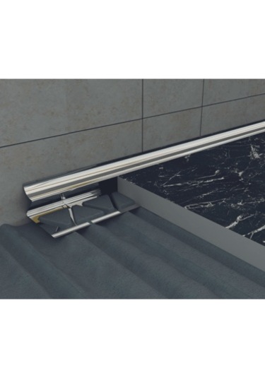 12 Mm Alm. Seramik İç Köşe Profili Mat Siyah 2.7m Boy