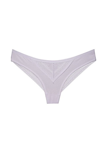 Kadın Önü Sim Baskılı Brazilian Külot Arkası Dantelli Iz Yapmaz