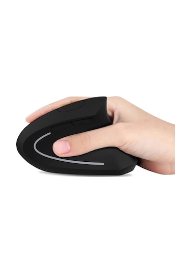 /ea/dikey Fare, Ergonomik Kablosuz Fare, 2.4g Taşınabilir İnce Optik Kablosuz Fareli Bilgisayar Faresi, Dizüstü Bilgisayarlar İçin Sessiz Optik Fare, 6 Düğmeli