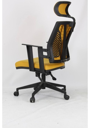 Koltukstilim Sunny Deri Çalışma Koltuğu Sarı