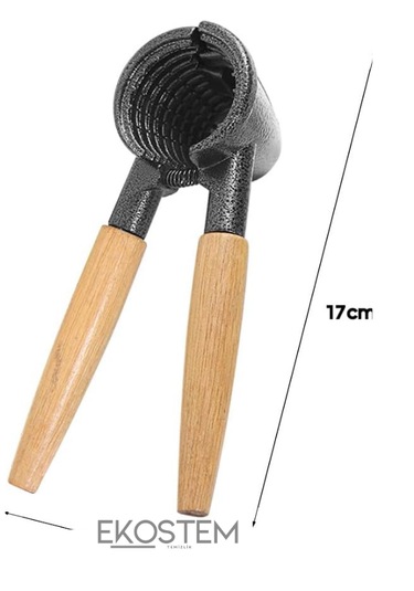 Ahşap Saplı Ceviz - Badem - Fındık Kıracağı Nussknacker