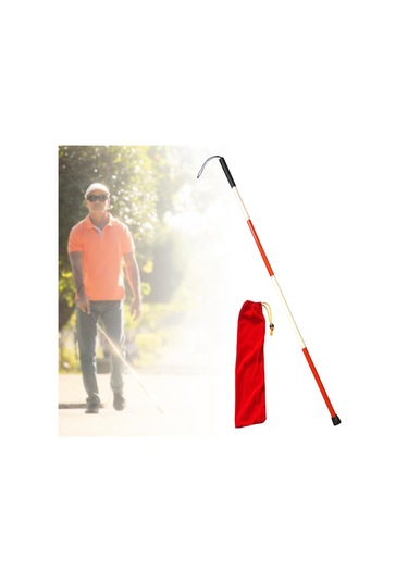 Homyl Alüminyum Alaşım Katlanır Baston Kauçuk-taban