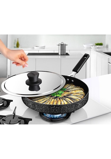 Fish Pan Kapaklı Balık Tavası 32 cm