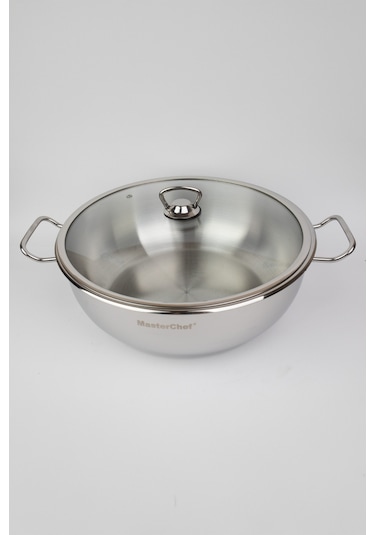Masterchef 34 Cm Çelik K.yarık Tencere Bej