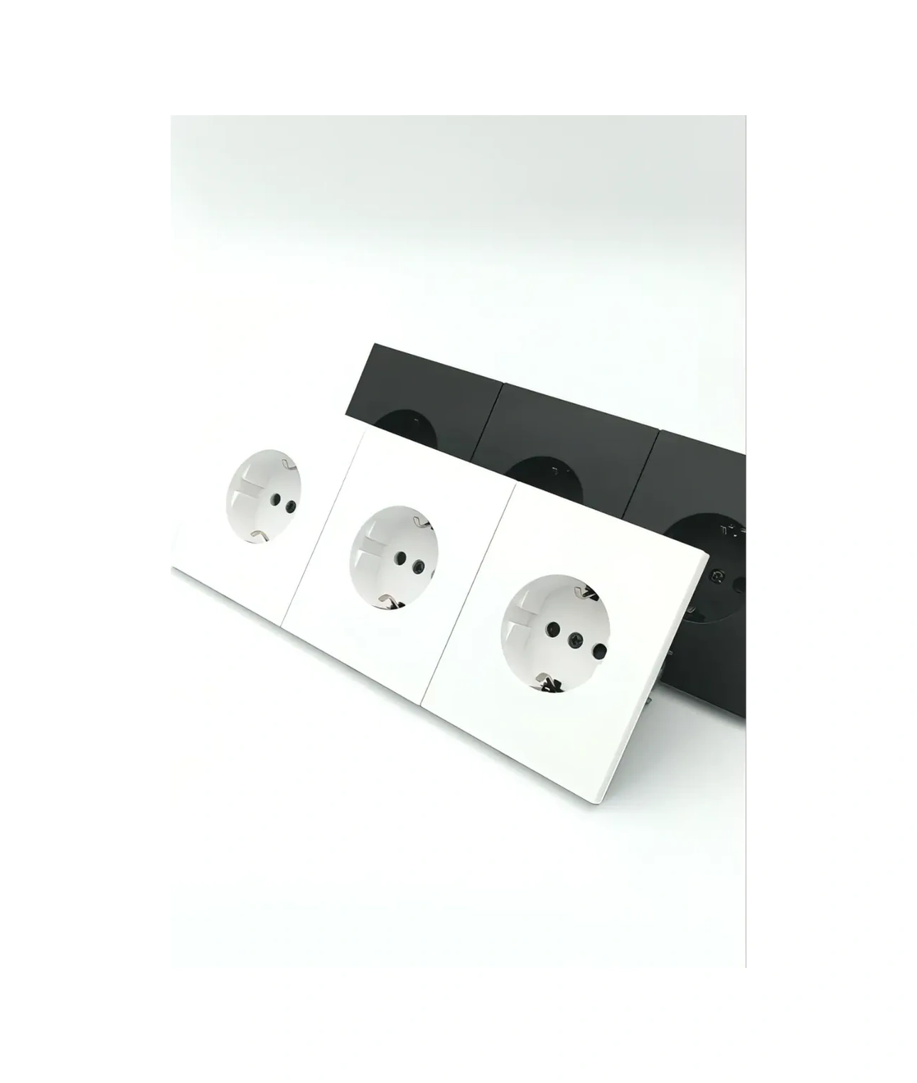 Tocterra Üçlü Priz Beyaz Topraklamalı 450906159 003