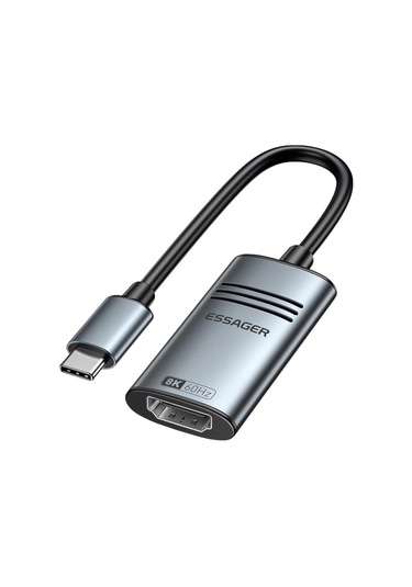 Essager 8k 60hz Type C To Hdmi Çevirici Adaptör, Ses Ve Görüntü Aktarıcı, Type C Hdmi Ekran Çoğaltıcı