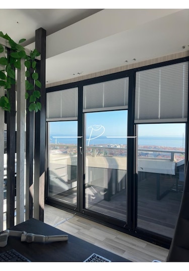 Blackout Plise Perde Cam Balkon Perde Sistemleri %100 Karartma İthal Kumaş Çok Renkli