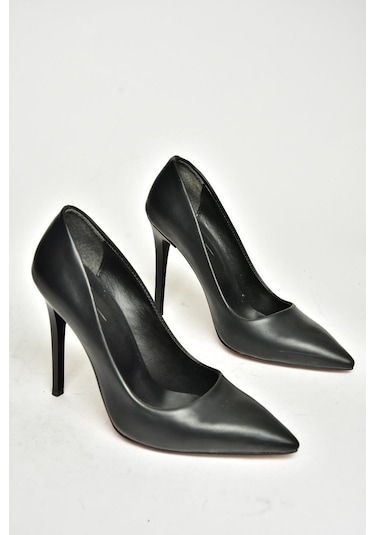 Fox Shoes T676192009 Siyah İnce Topuklu Kadın Stiletto Siyah