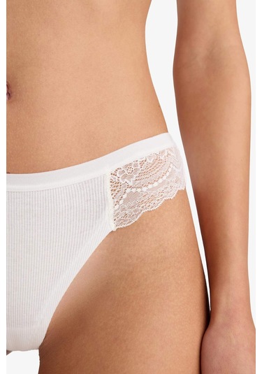 Defacto Dantel Detaylı Ribana 2li Brazilian Külot-fall İn Love F6603ax25hsgr93 Gri