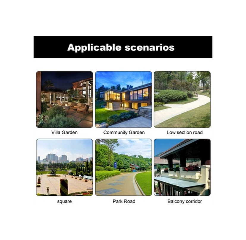 Tongxida 2 Adet Güneş Enerjili Led Çimen Lambası - Çevresel, Su Geçirmez, Bahçe/çatı İçin Beyaz Işık, 8-10 Saat Süre